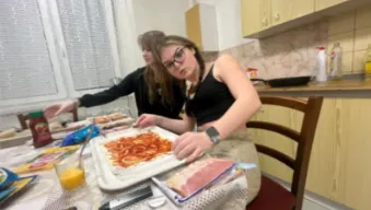 Pizza z lístkového cesta