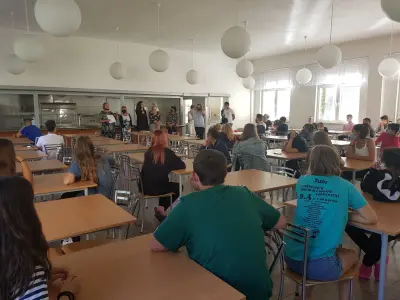 Stretnutie pani riaditeľky s prvákmi – fotografia 1