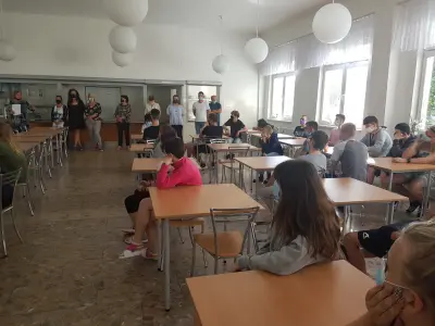 Stretnutie pani riaditeľky s prvákmi – fotografia 7