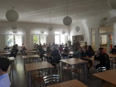 Stretnutie pani riaditeľky s prvákmi – fotografia 14