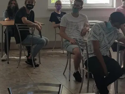 Stretnutie pani riaditeľky s prvákmi – fotografia 18