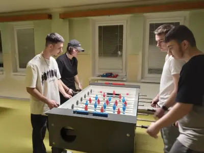 Stolný futbal - súťaž – fotografia 1