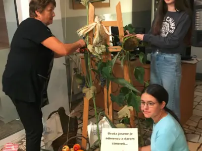 Jesenná výzdoba v rámci krúžku šikovných rúk – fotografia 1